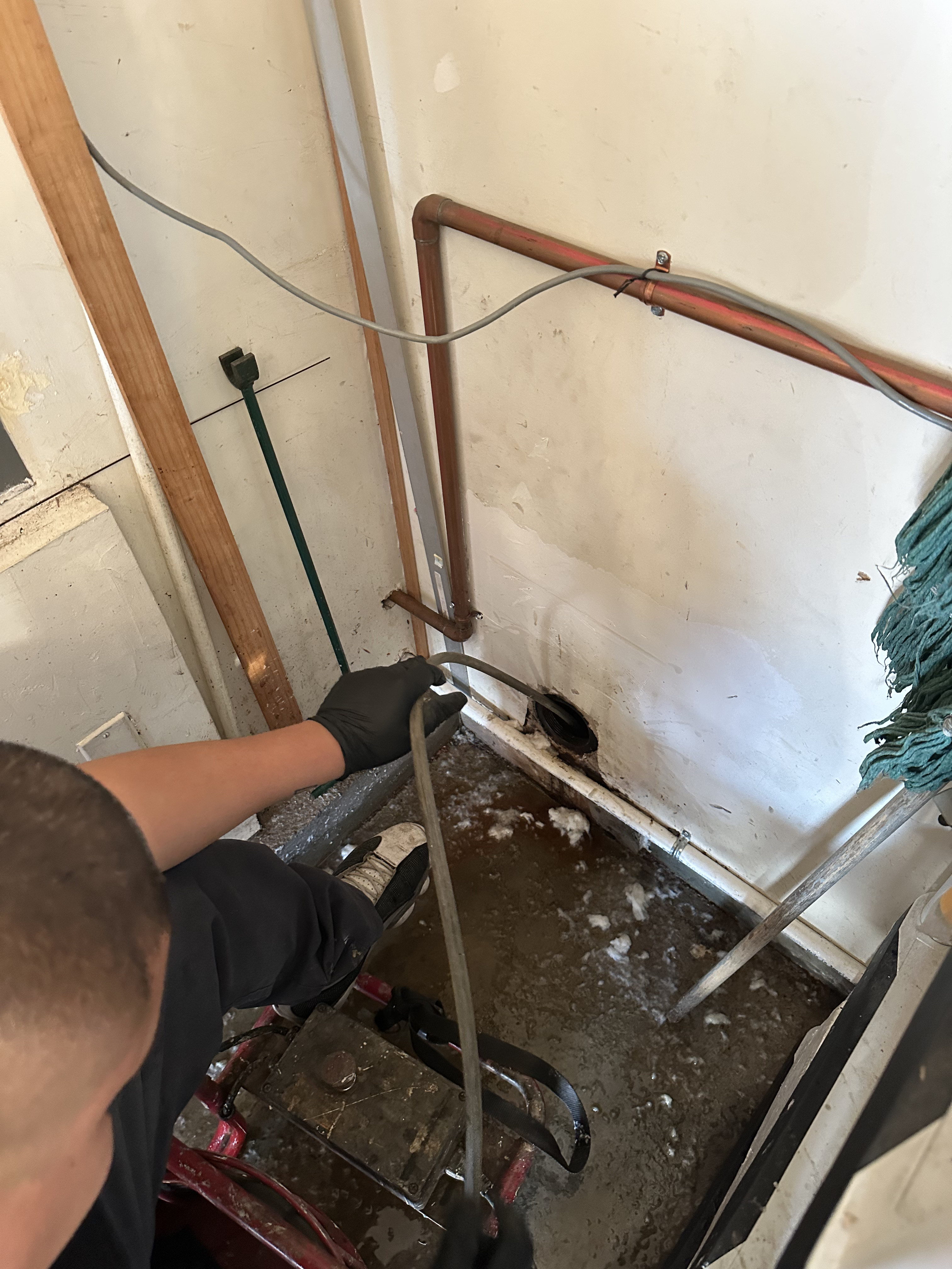 Completed slab leak repair